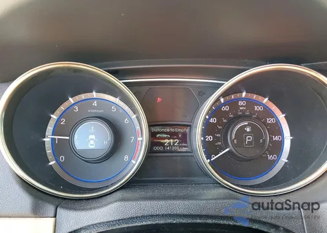 2013 Hyundai Sonata Se из США, поврежденный, VIN 5NPEC4AC2DH685883